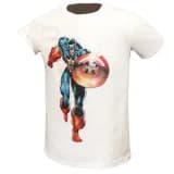 Marvel Comics Captain America Attacking T-Shirt