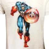 Marvel Comics Captain America Attacking T-Shirt