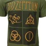 Led Zeppelin Golden Symbols T-Shirt