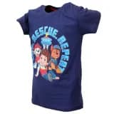 Paw Patrol Play Rescue Repeat Kids T-Shirt Donkerblauw