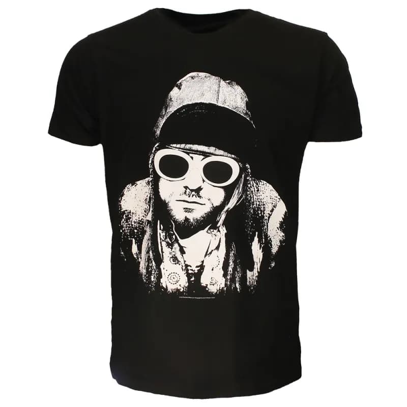 Kurt Cobain Planga Foto T-Shirt