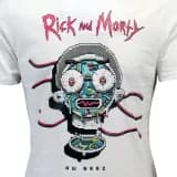 Rick and Morty Aw Geez T-Shirt Wit
