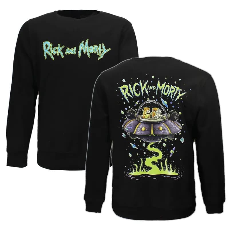 Rick and Morty Spacecruiser Crewneck Sweater