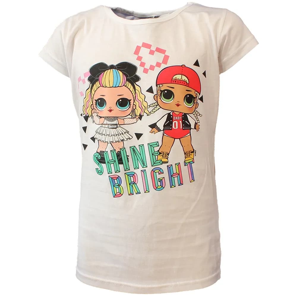 L.O.L. Shine Bright Kids T-Shirt Wit