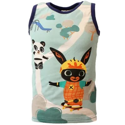 Bing Pando Kids Tank Top Donkerblauw