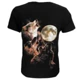 Wolvenroedel Huilen Bij Volle Maan T-Shirt