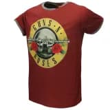 Guns N' Roses Logo Ringer T-Shirt Rood