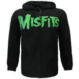 Misfits Jarek Skull Zipper Hoodie Vest