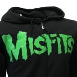 Misfits Jarek Skull Zipper Hoodie Vest