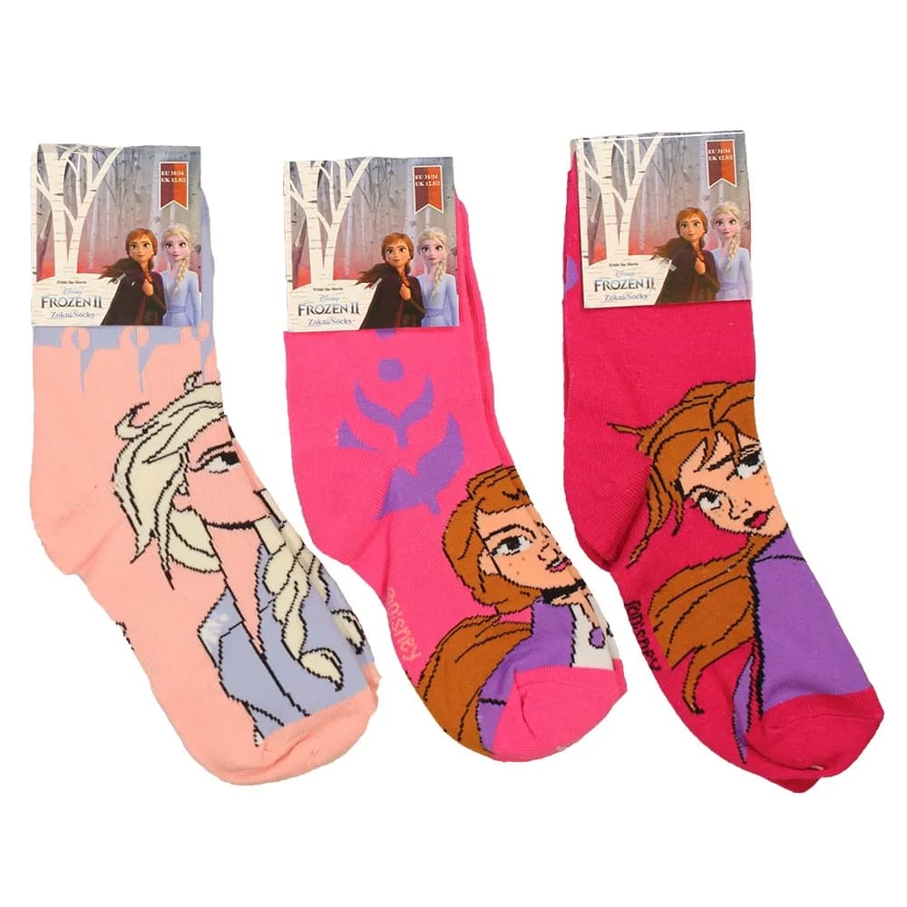 Disney Frozen 3-Pack Kids Sokken