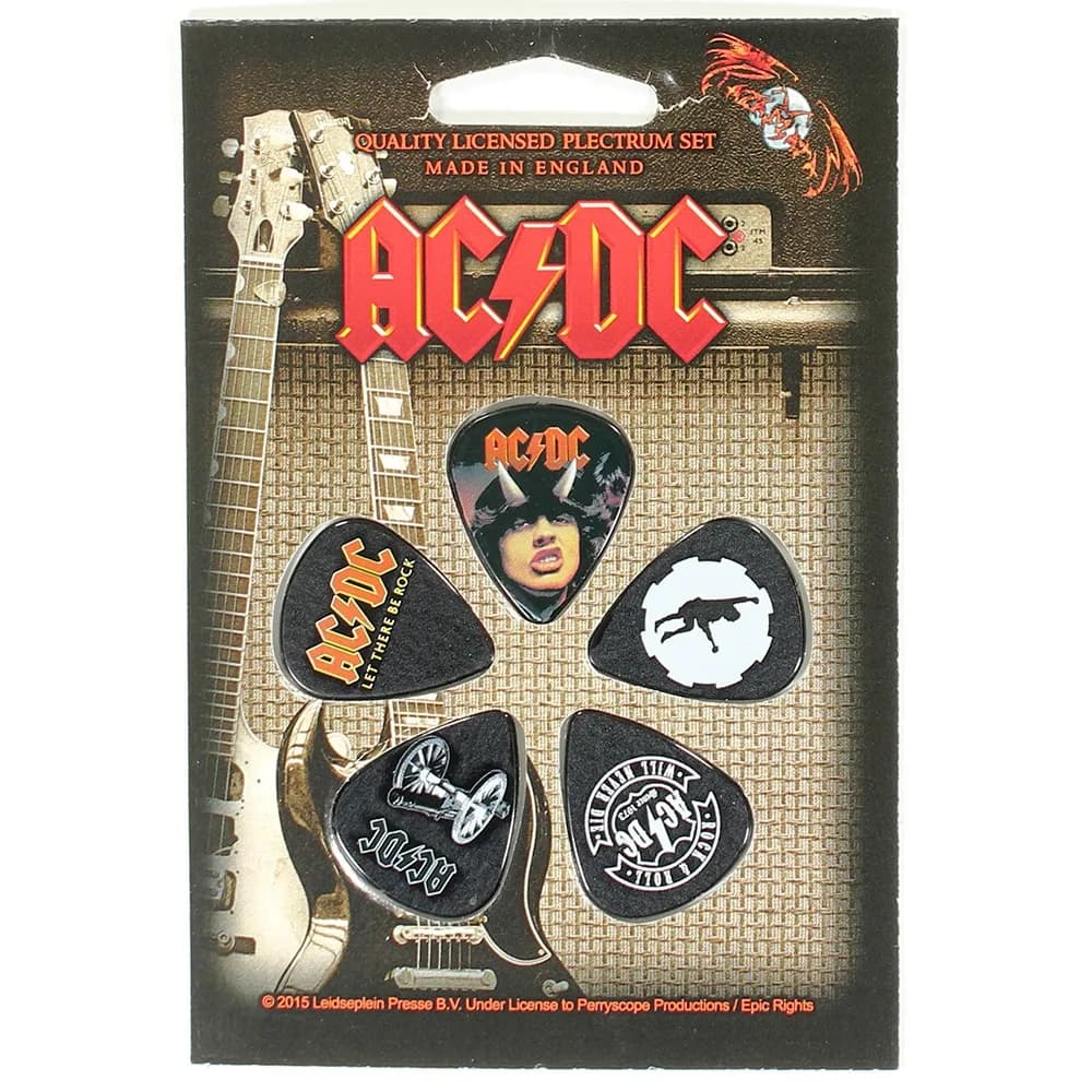 AC/DC Gitaar Plectrum Pakket
