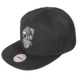 Biker Skull met Baard en Koptelefoon Snapback Cap Pet