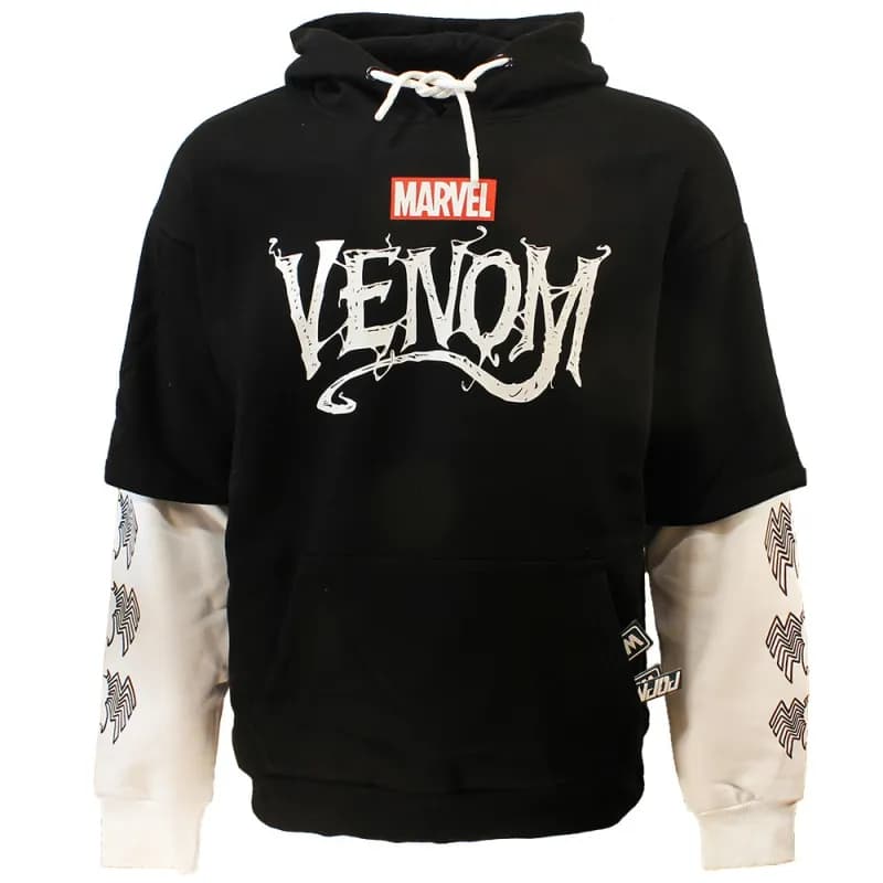 Marvel Comics Venom Double Sleeved Hoodie Sweater Trui