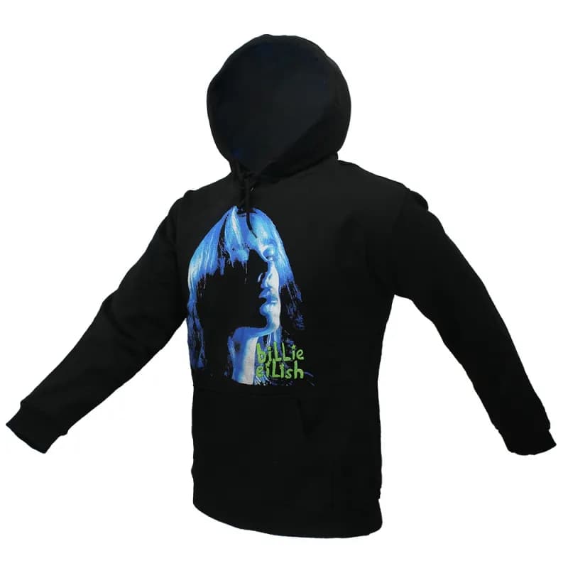 Billie Eilish Neon Shadow Blue Pullover Trui