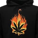Brandend Wietblad Hoodie Trui
