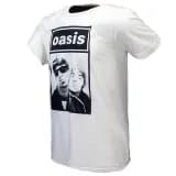 Oasis Liam and Noel Photo T-Shirt Wit