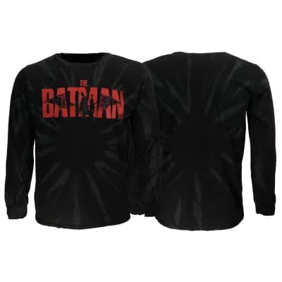 Batman Logo Dip Dye Longsleeve T-Shirt