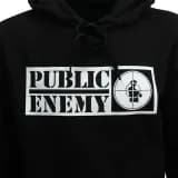 Public Enemy Crosshairs Logo Sleeve Print Hoodie Trui