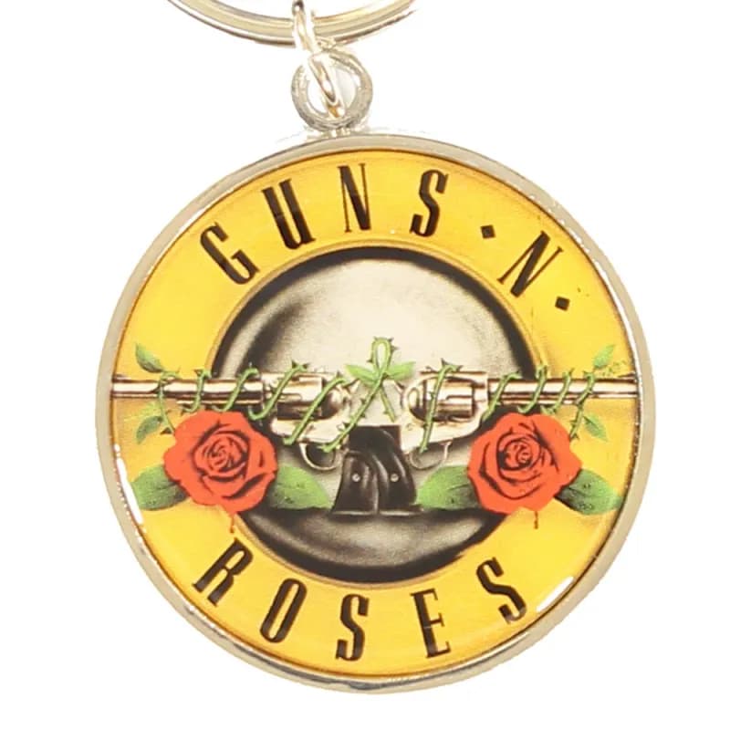 Guns n' Roses Metalen Enamel Fill-In Logo Sleutelhanger