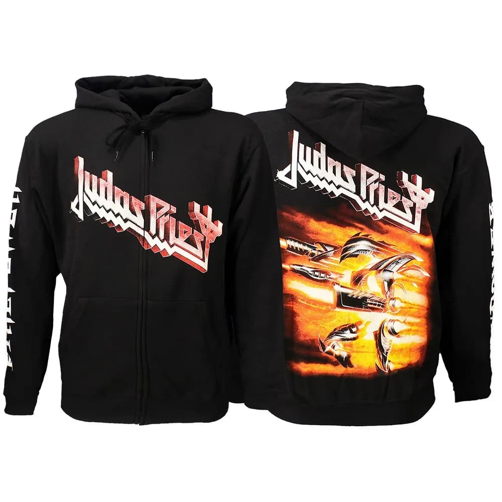 Judas Priest Firepower Reißverschluss-Hoodie-Pullover-Weste
