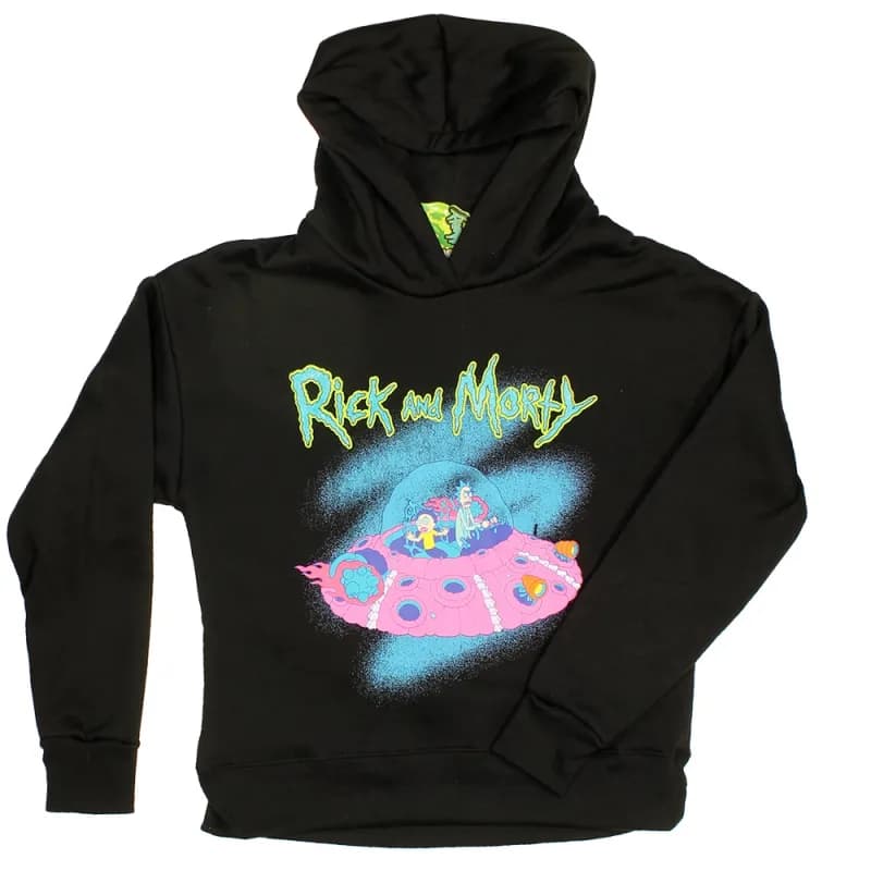 Rick and Morty Spaceship Dames Hoodie Trui