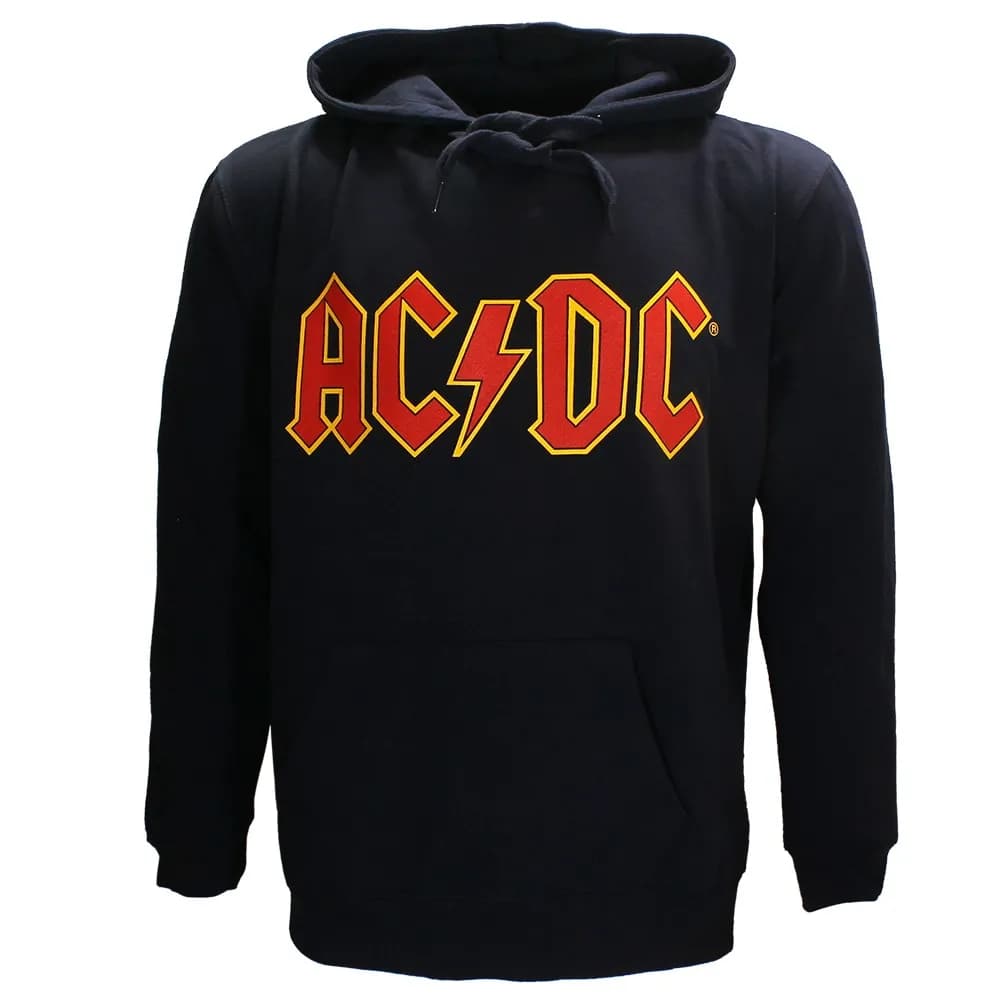 AC/DC Massive Logo Navy Blue Hoodie Sweater Trui