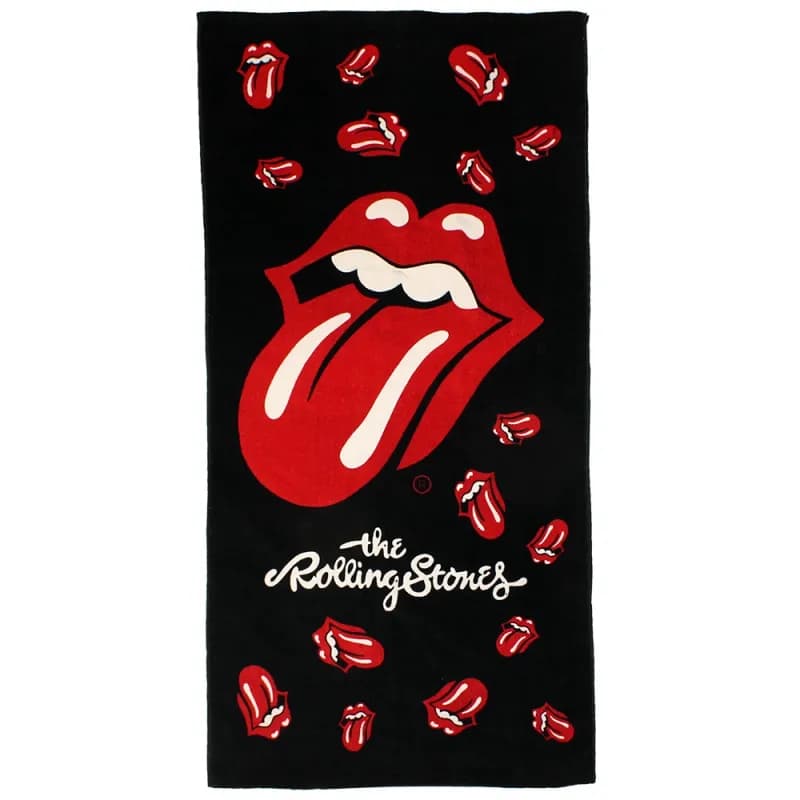 The Rolling Stones Licks Badlaken Strandlaken 70x140cm