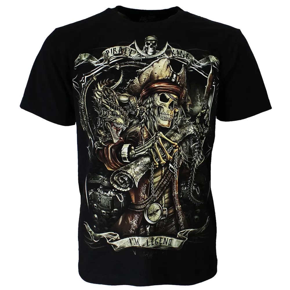 Pirate King Glow in the Dark Piratenkoning T-Shirt