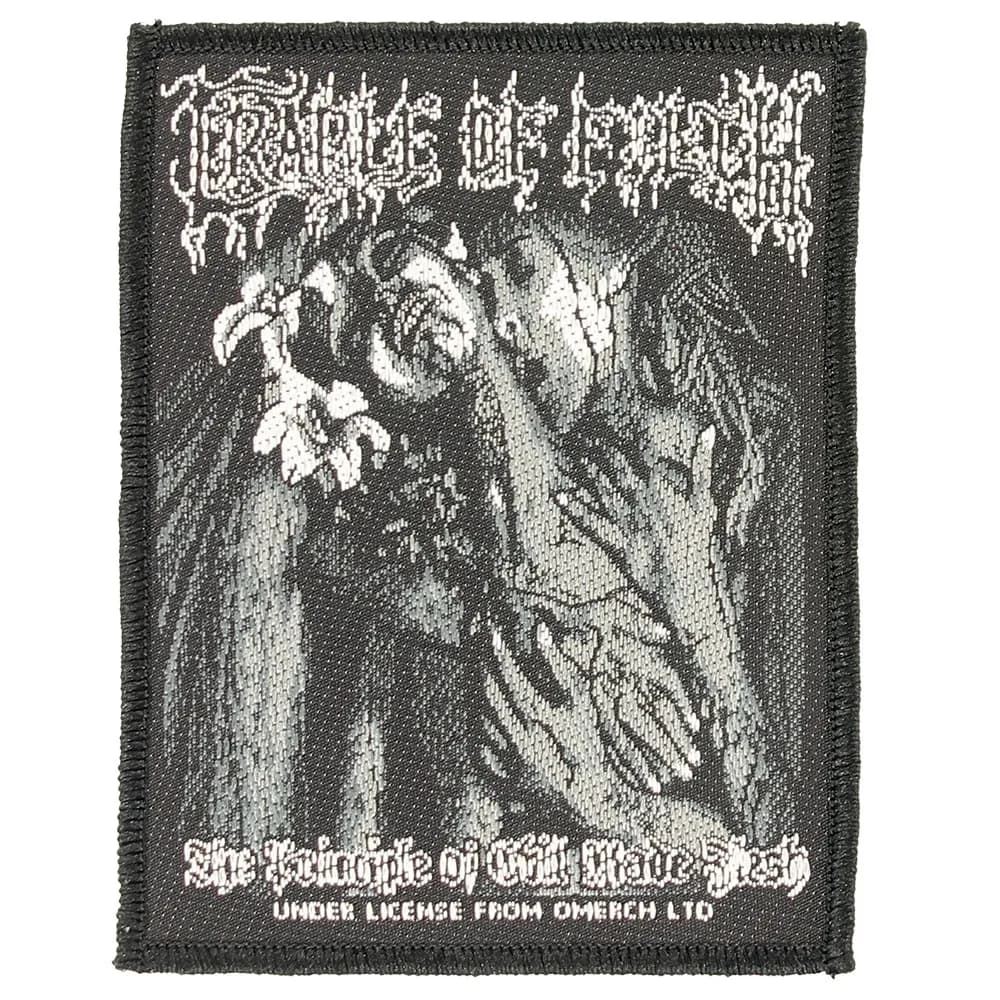 Cradle Of Filth Principle of Evil Made Flesh Logo Standard Woven Patch Embleem