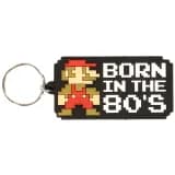 Nintendo Super Mario Born In The 80's Rubberen Sleutelhanger