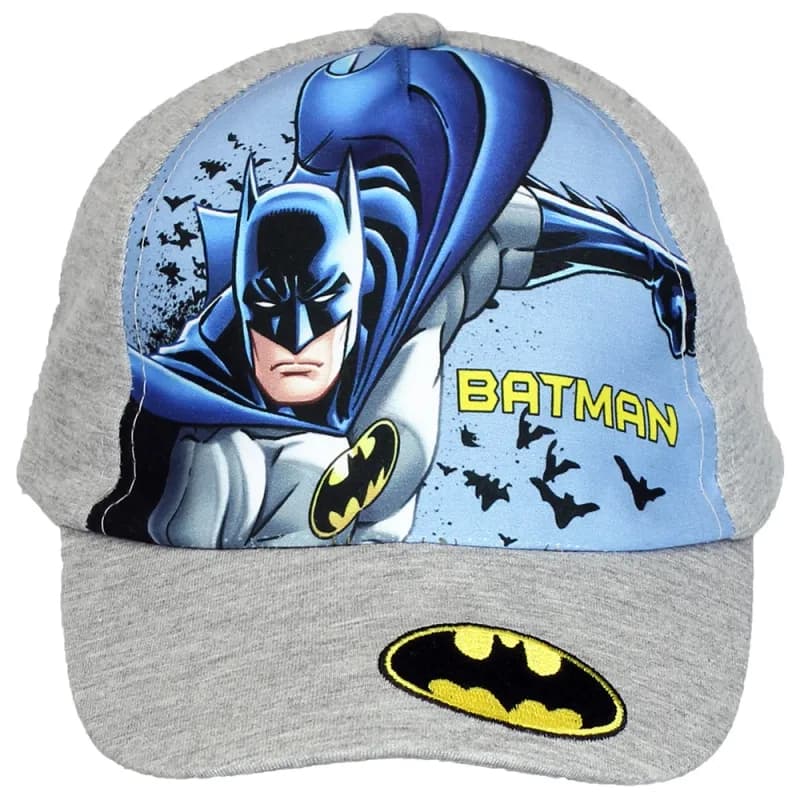 Batman Verstelbare Kids Cap Pet Grijs