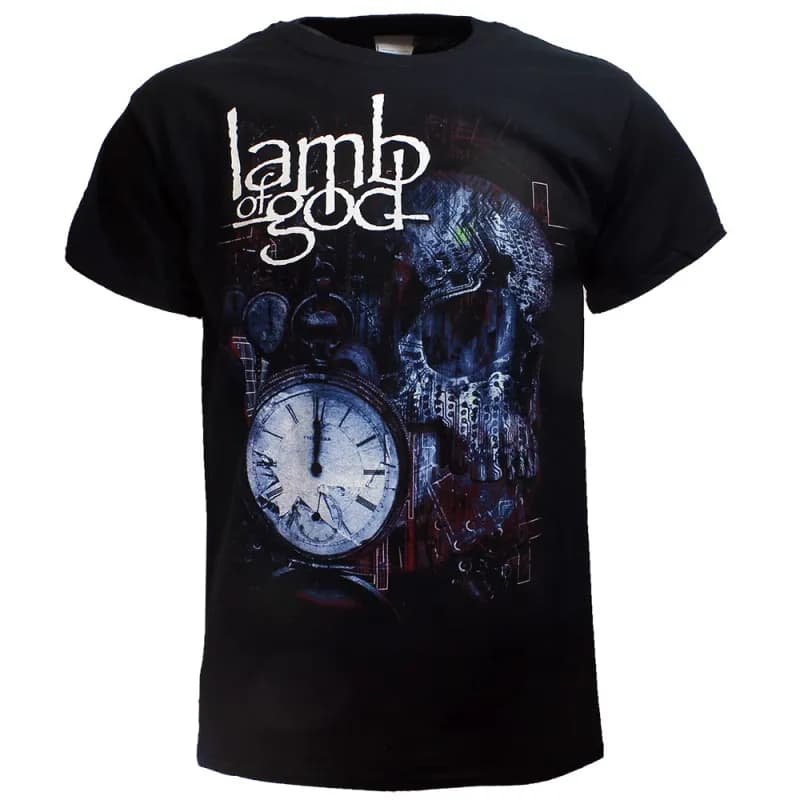Lamb Of God Circuitry Skull T-Shirt