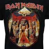 Iron Maiden Powerslave Bliksem Cirkel T-Shirt