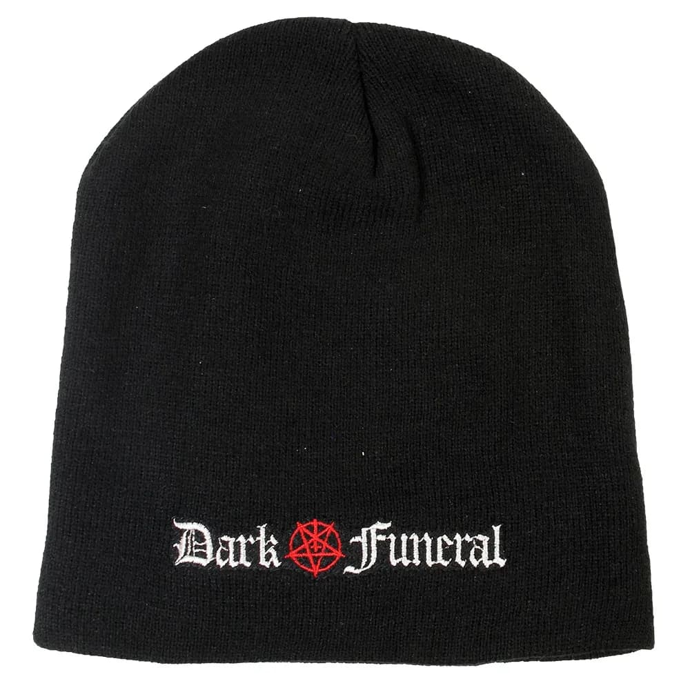 Dark Funeral Logo Beanie Muts Zwart