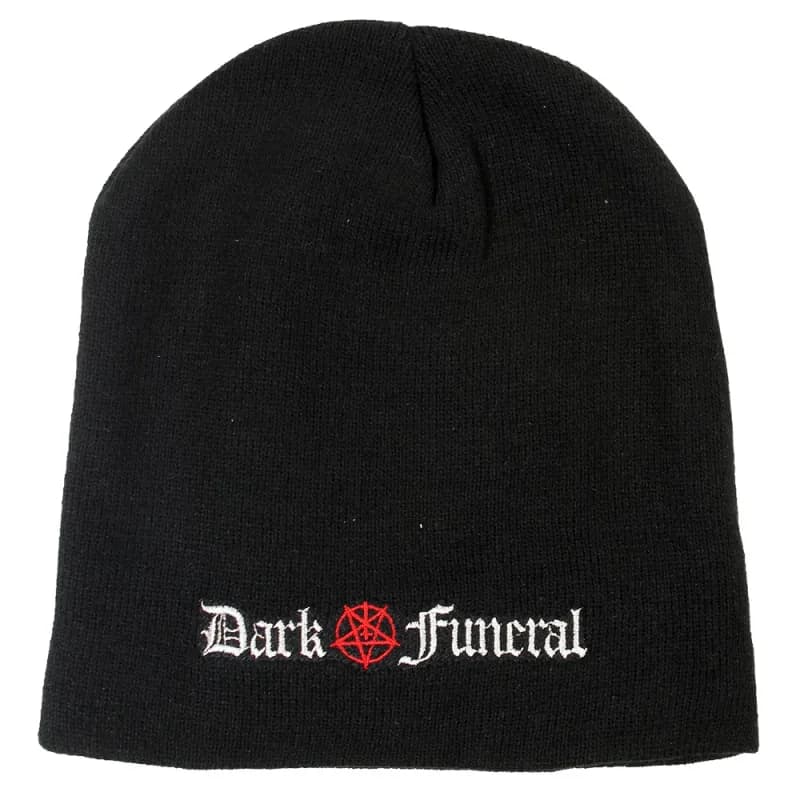 Dark Funeral Logo Beanie Muts Zwart