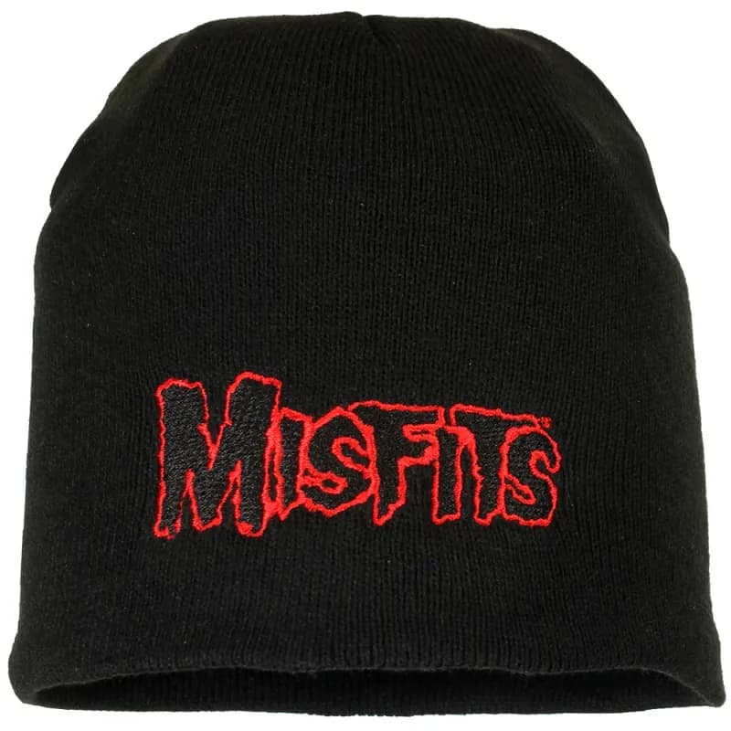 Misfits Red Band Logo Beanie Muts