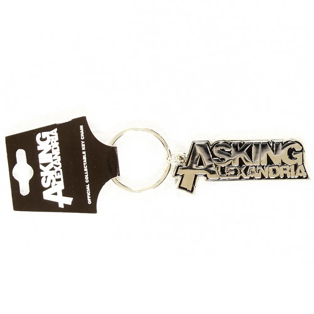 Asking Alexandria Metalen Logo Sleutelhanger
