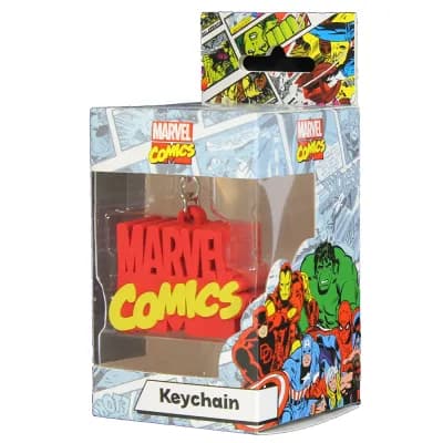 Marvel Comics Logo Rubberen 3D Sleutelhanger