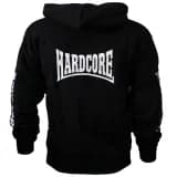 Hardcore Geborduurd Logo Vest Hoodie met Rits en Capuchon