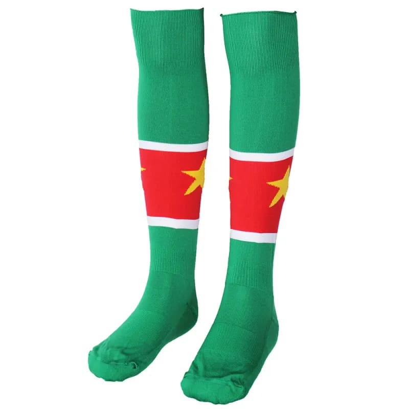 Suriname Vlag Voetbal Sport Sokken
