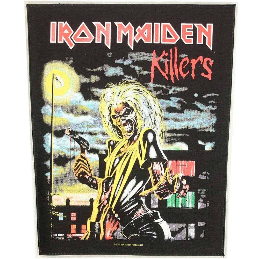 Iron Maiden Killers Motief Grote Rugpatch