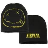 Nirvana Smiley Band Logo Beanie Muts