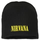 Nirvana Smiley Band Logo Beanie Muts