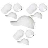 Essentail Blank Cap Weiß 10 Stück