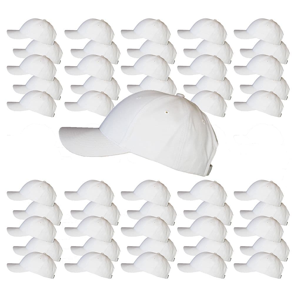 Essential Blanco Cap Pet Wit 50 stuks